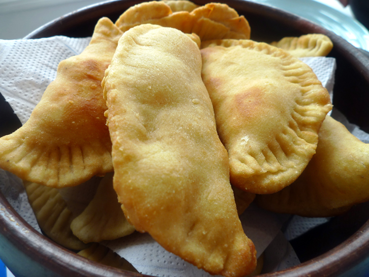 My childhood memory would be 'Chilean empanadas' every Sunday for lunch! I was the one who made the queue to buy them every week. Chile