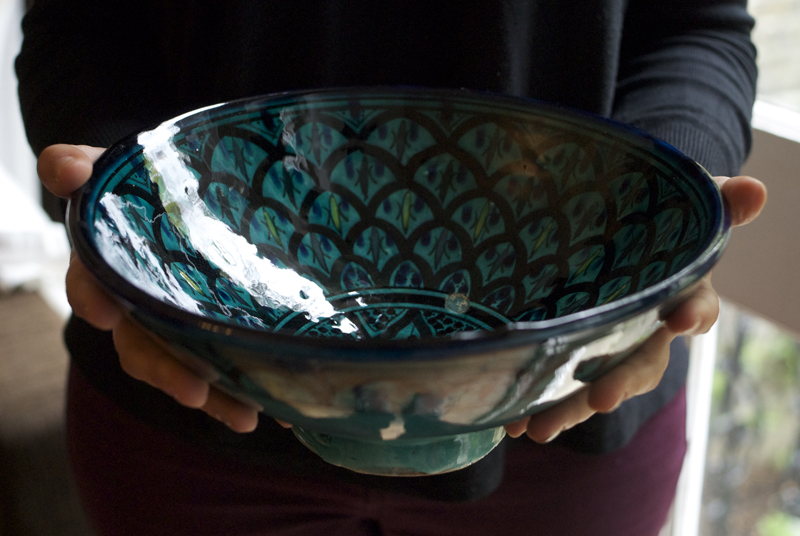 You'll need a 'Moroccan style' bowl or a tagine pot.